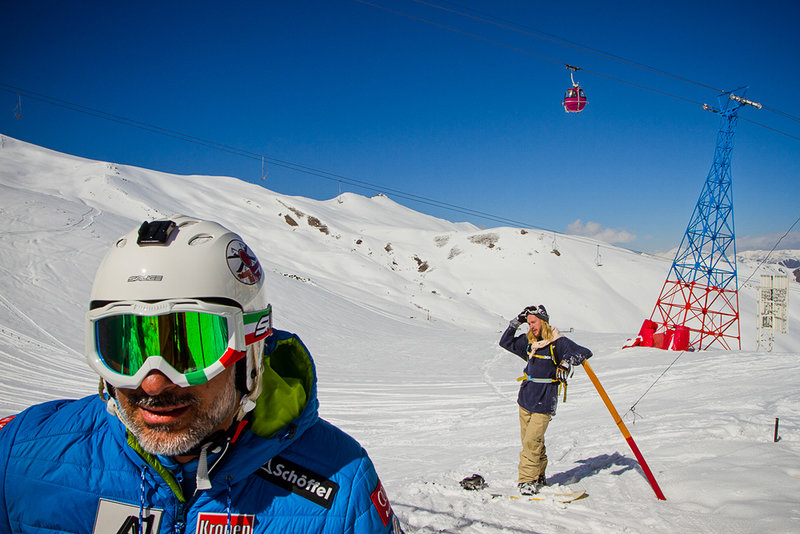 نجمین دوره مسابقات اسکی دیپلماتیک