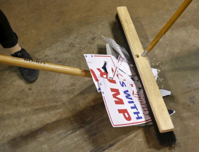 درگیری در تجمعات انتخاباتی آمریکا