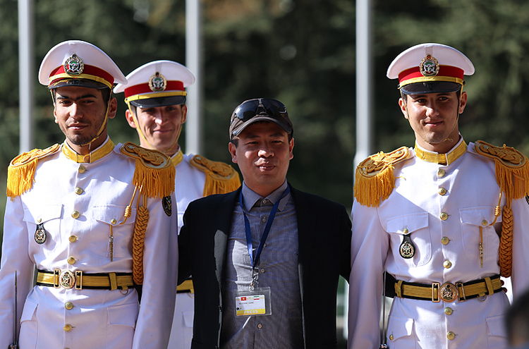 مراسم استقبال رسمی روحانی از رئیس جمهوری ویتنام