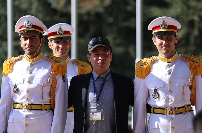 مراسم استقبال رسمی روحانی از رئیس جمهوری ویتنام