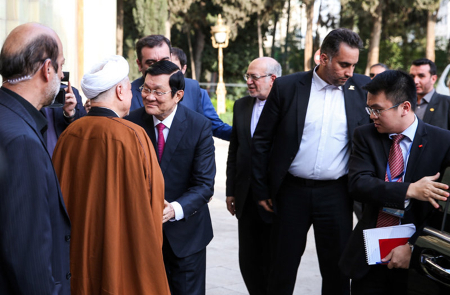 دیدار رئیس جمهور ویتنام با هاشمی (تصاویر)