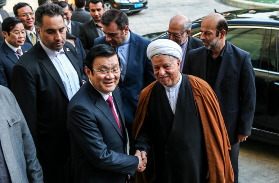 دیدار رئیس جمهور ویتنام با هاشمی (تصاویر)