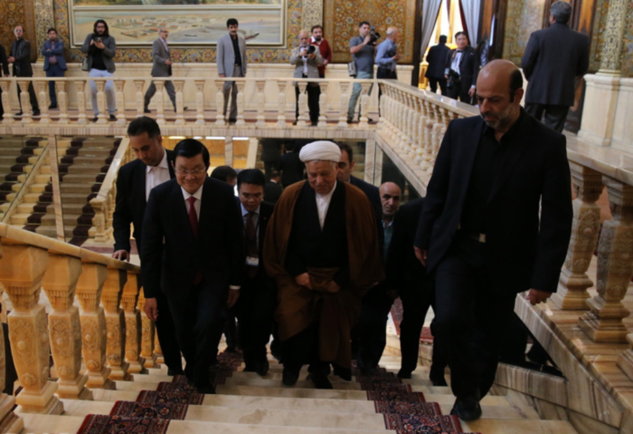 دیدار رئیس جمهور ویتنام با هاشمی (تصاویر)