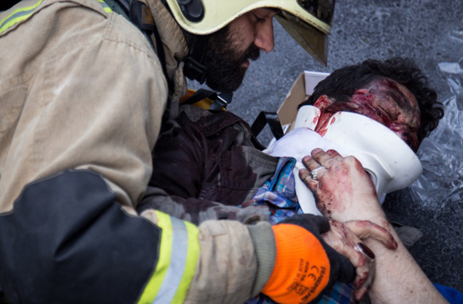 تصادف مرگبار در خیابان مفتح (تصاویر)