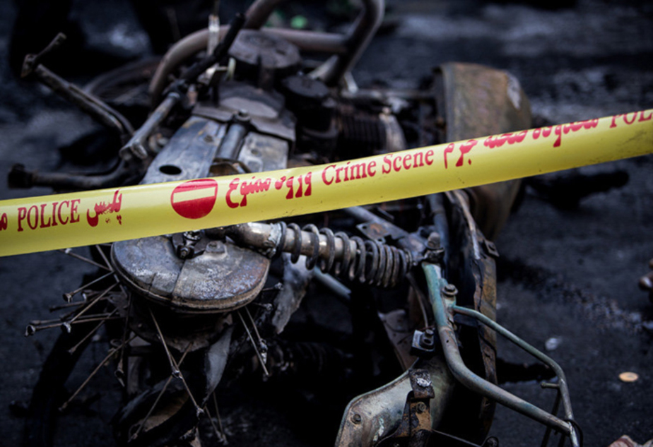 تصادف مرگبار در خیابان مفتح (تصاویر)