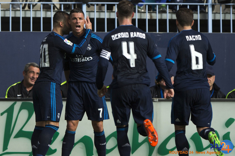 توقف رئال مادرید در خانه مالاگا