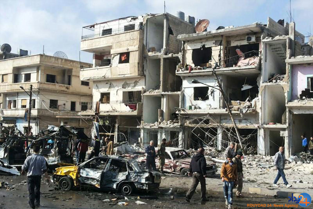 انفجارهای تروریستی در دمشق و حمص
