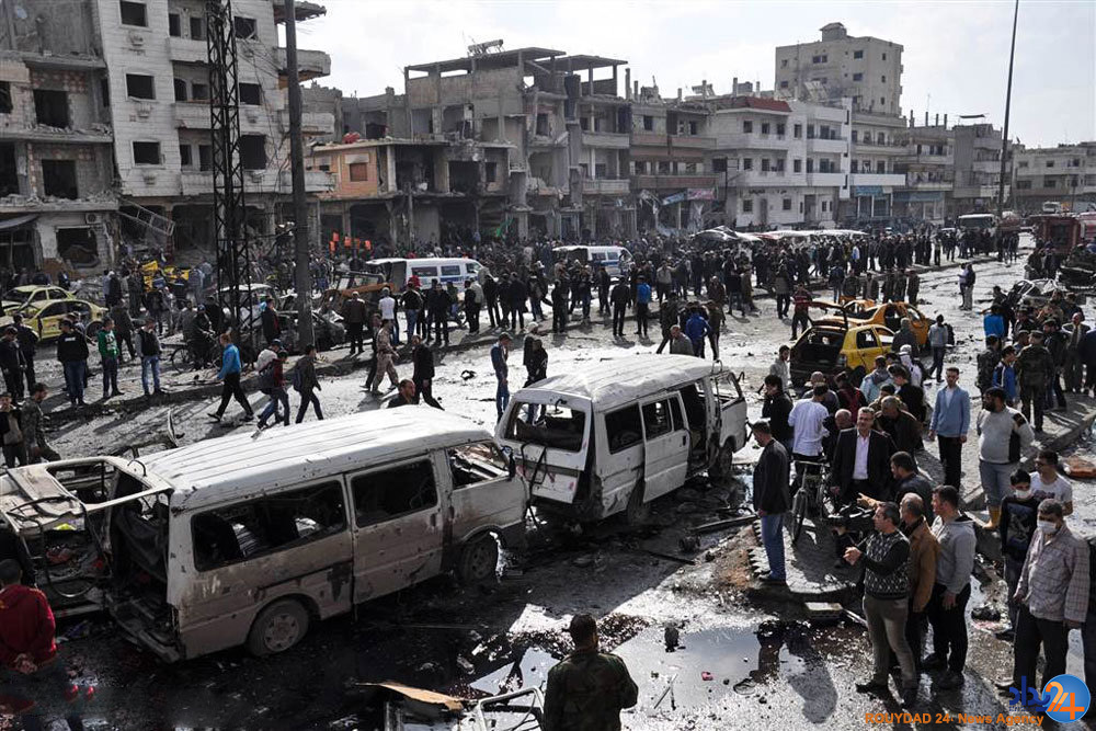 انفجارهای تروریستی در دمشق و حمص