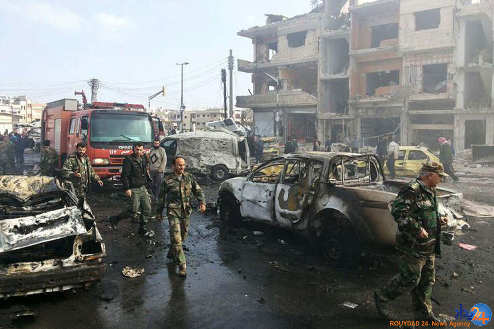 انفجارهای تروریستی در دمشق و حمص