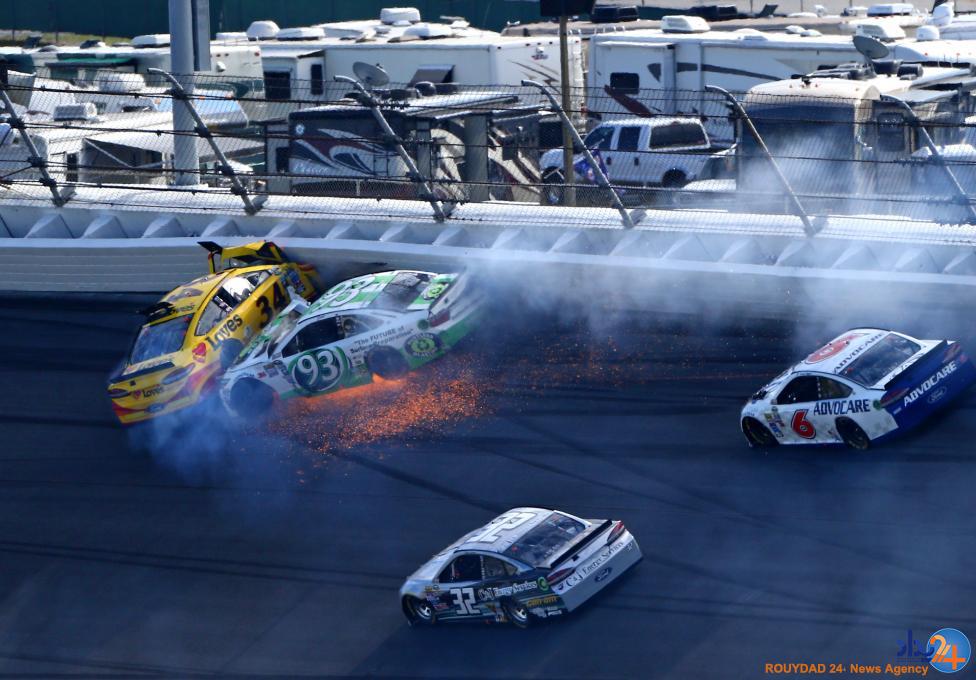 پایان مسابقات اتومبیل رانی دیتونا