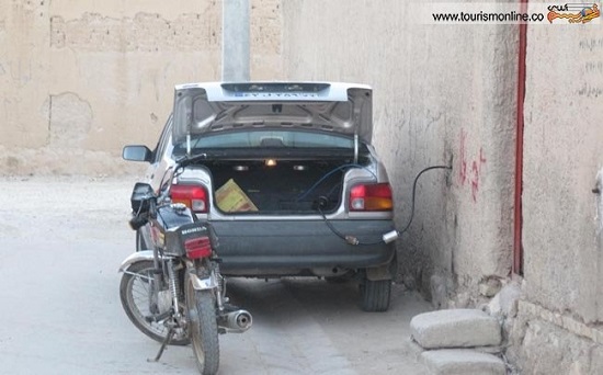 متفاوت ترین جایگاه سوخت گیری گاز در حوالی شیراز (تصویر)