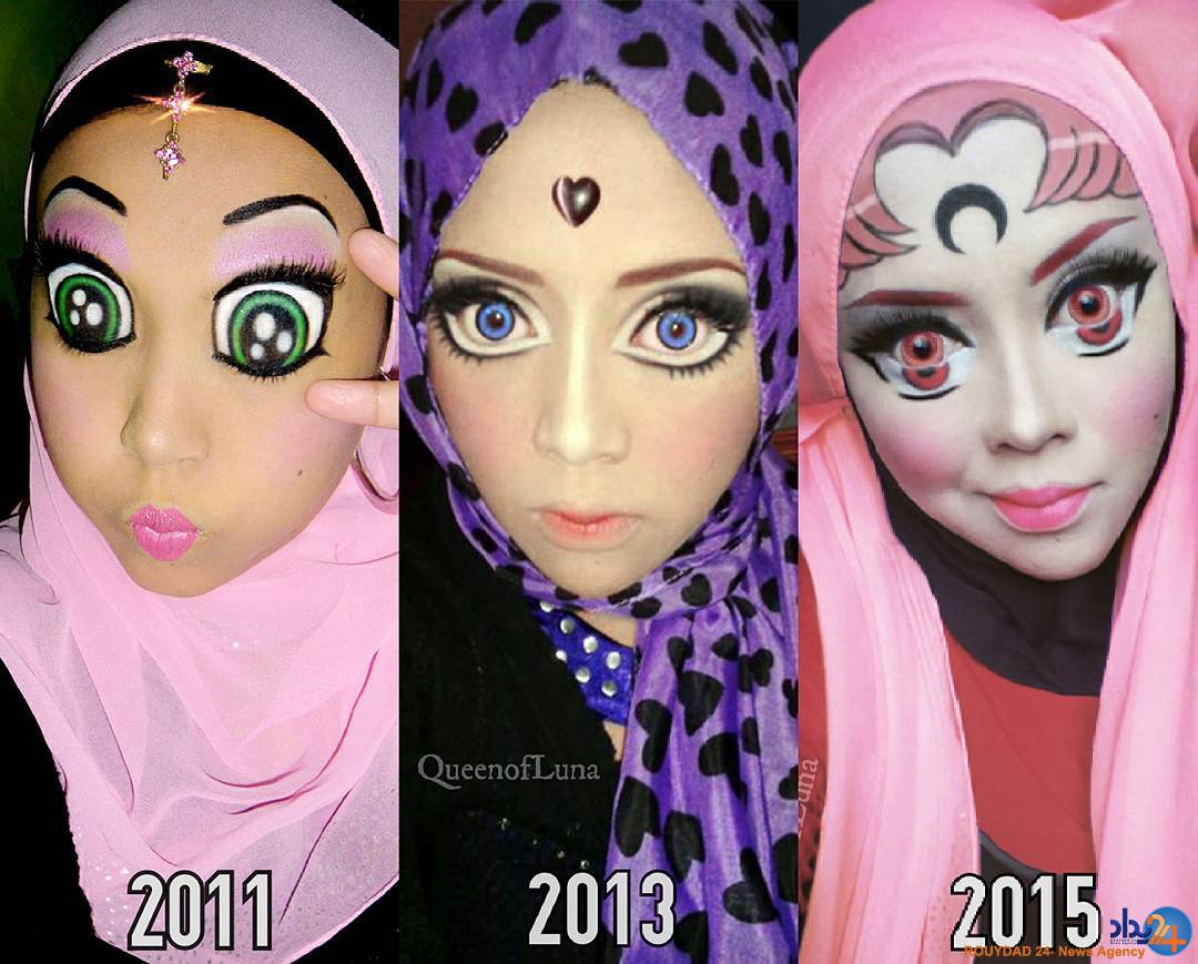 دختر هزارچهره (تصاویر)