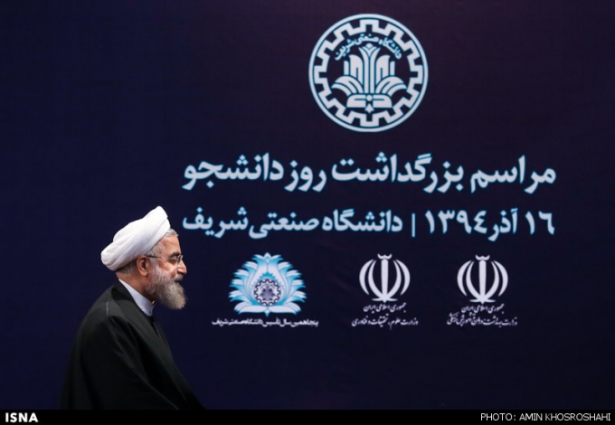 مراسم بزرگداشت روز دانشجو با حضور رئیس جمهوری