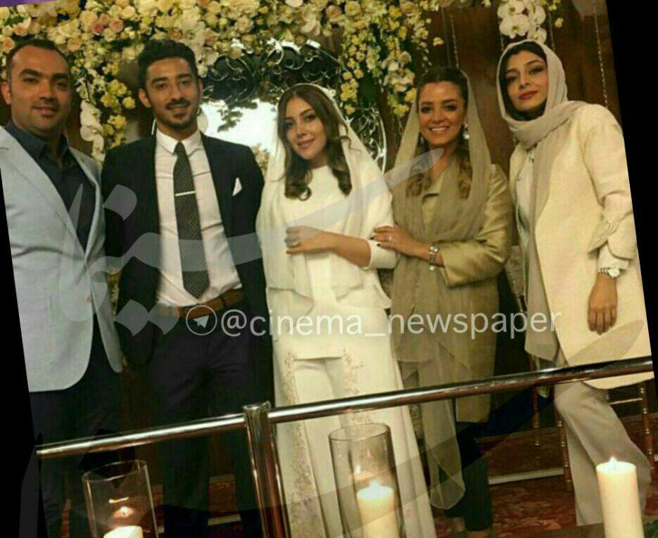 مراسم ازدواج قوچان نژاد و خواهر ساره بیات (تصویر)