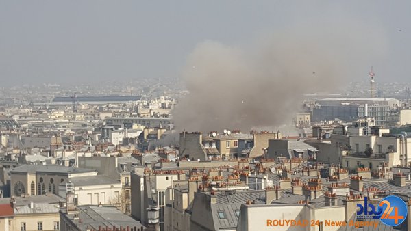 انفجار در مرکز پاریس (تصاویر)