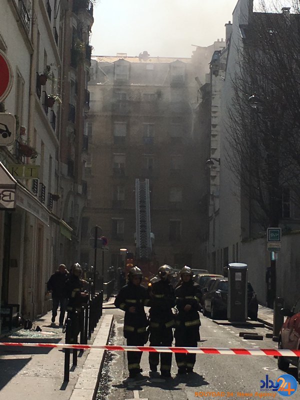 انفجار در مرکز پاریس (تصاویر)