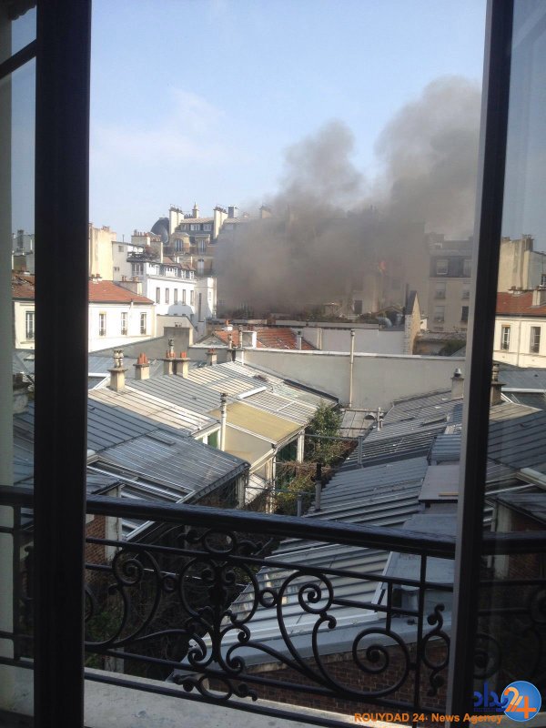 انفجار در مرکز پاریس (تصاویر)