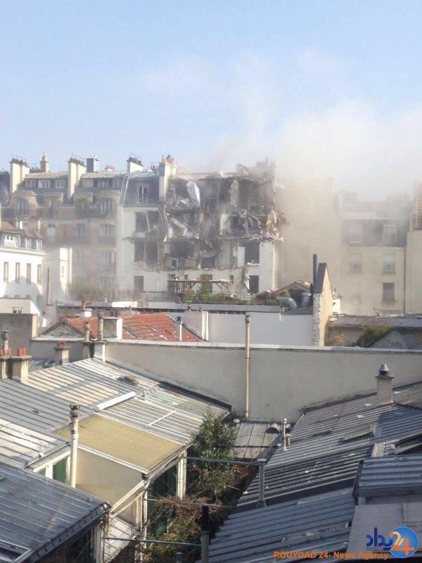 انفجار در مرکز پاریس (تصاویر)