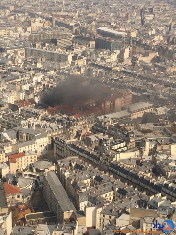 انفجار در مرکز پاریس (تصاویر)