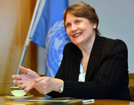یک زن نیوزیلندی، نامزد دبیرکلی سازمان ملل