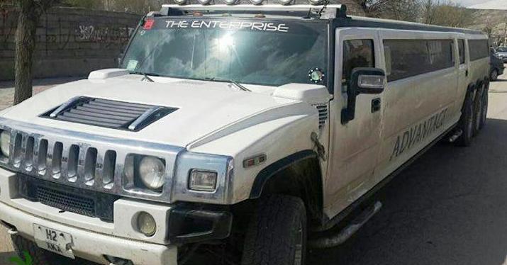 لیموزین 8 چرخ هامر در ایران (تصویر)