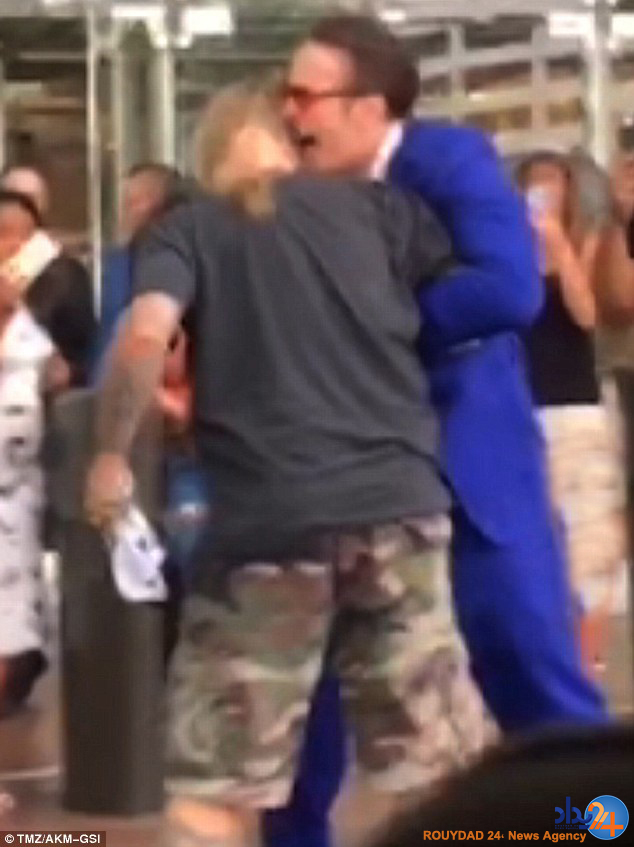 درگیری نیکلاس کیج برای یک زن (تصاویر)