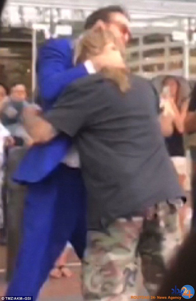 درگیری نیکلاس کیج برای یک زن (تصاویر)