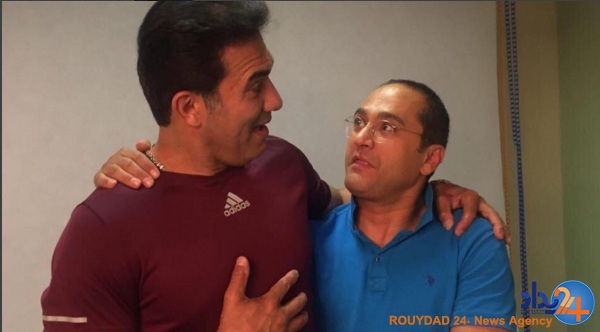 رامبد جوان و عابدزاده در یک قاب رامبد جوان و عابدزاده در یک قاب