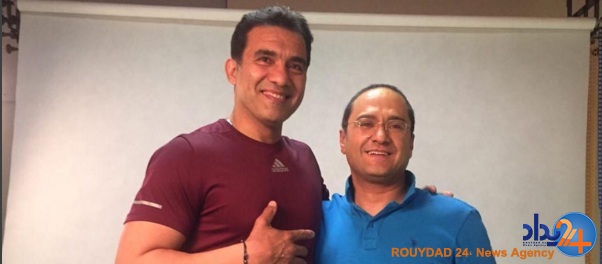 رامبد جوان و عابدزاده در یک قاب رامبد جوان و عابدزاده در یک قاب