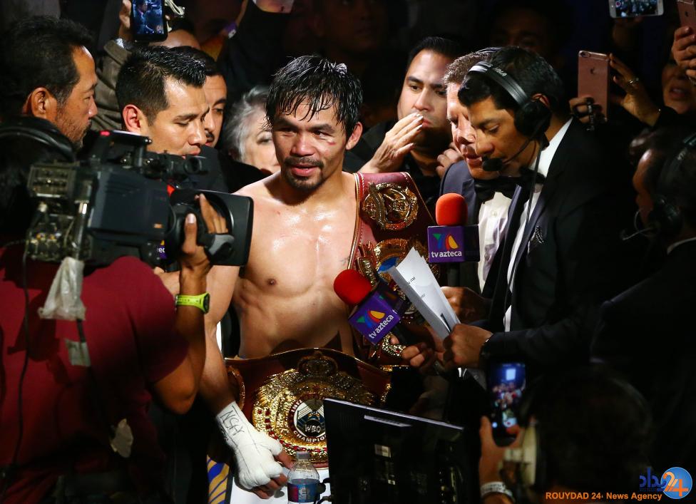 نبرد قهرمانی بوکسPacquiao و Bradley