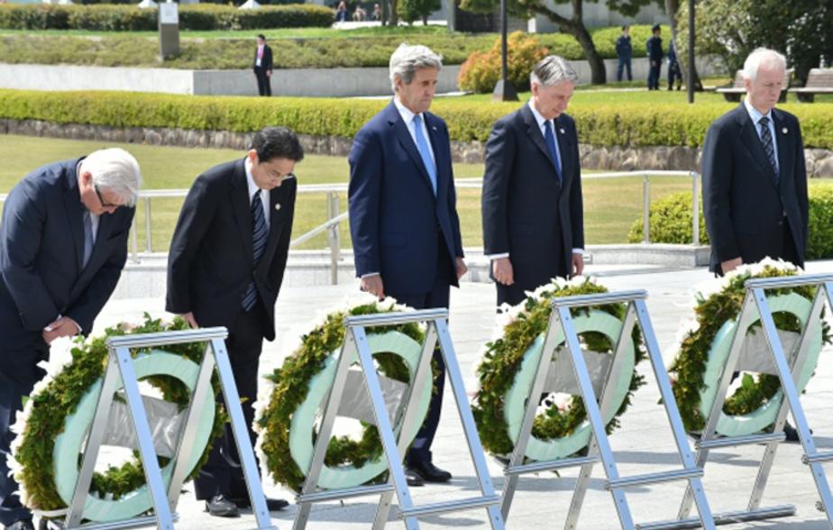 ادای احترام کری به قربانیان هیروشیما (تصاویر)