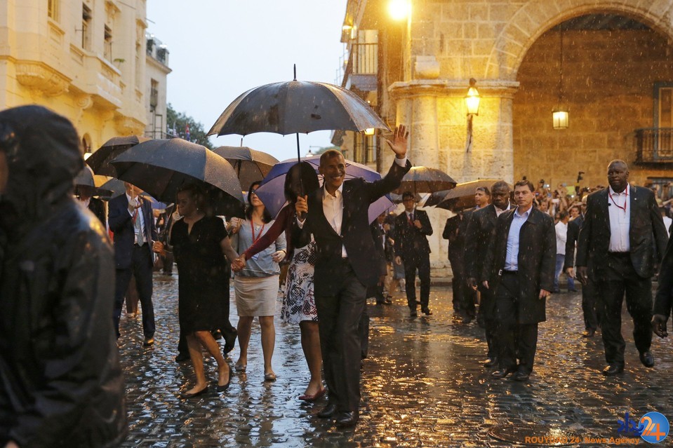 سفر تاریخی اوباما به کوبا (تصاویر)