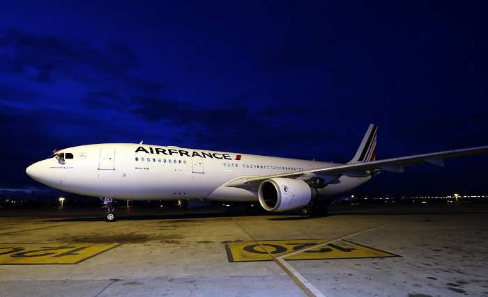 فرود پرواز ایرفرانس در تهران (تصاویر)