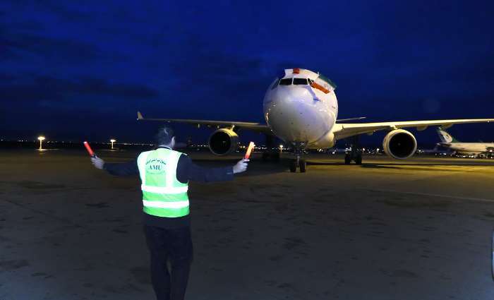 فرود پرواز ایرفرانس در تهران (تصاویر)