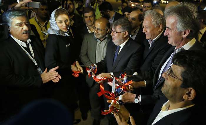 فرود پرواز ایرفرانس در تهران (تصاویر)