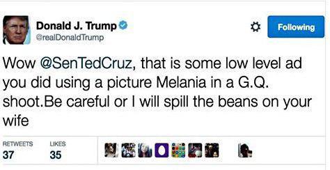 بی اخلاقی جدید نامزد ریاست جمهوری امریکا!