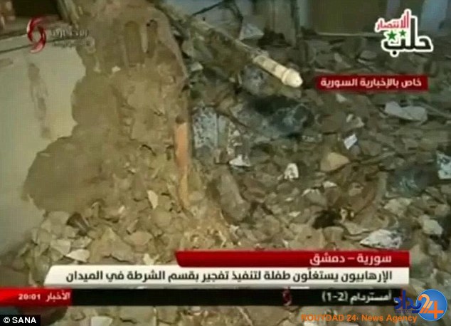 ترغیب دو دختر 7ساله سوری به انجام حمله انتحاری در دمشق (فیلم و تصاویر)