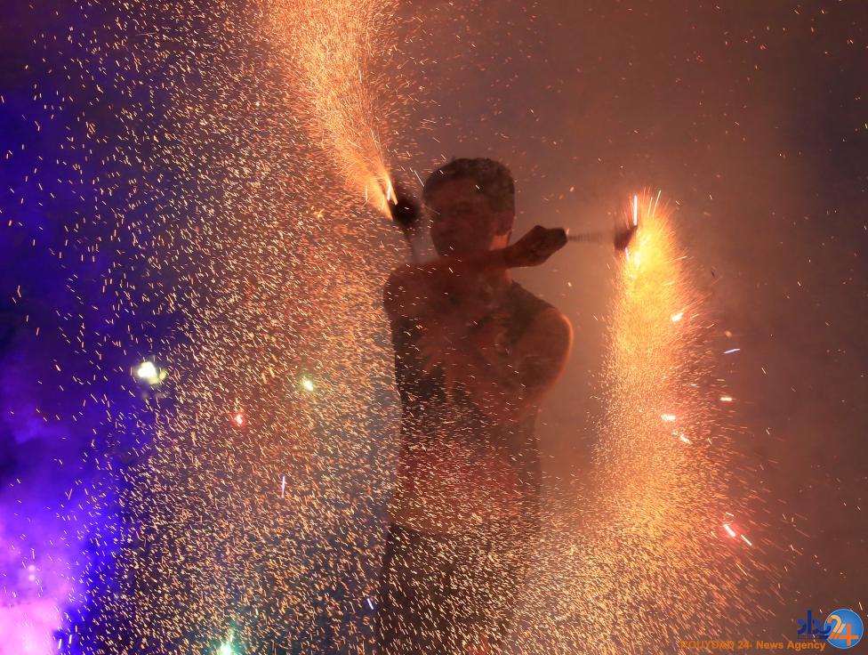 آغاز سال نوی میلادی در سراسر جهان (تصاویر)