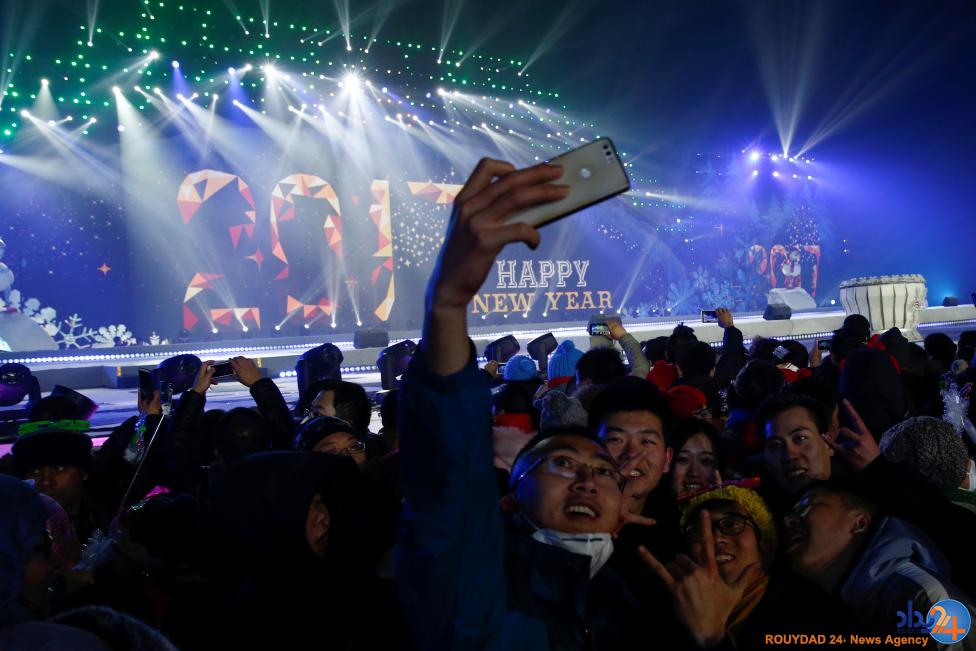 آغاز سال نوی میلادی در سراسر جهان (تصاویر)