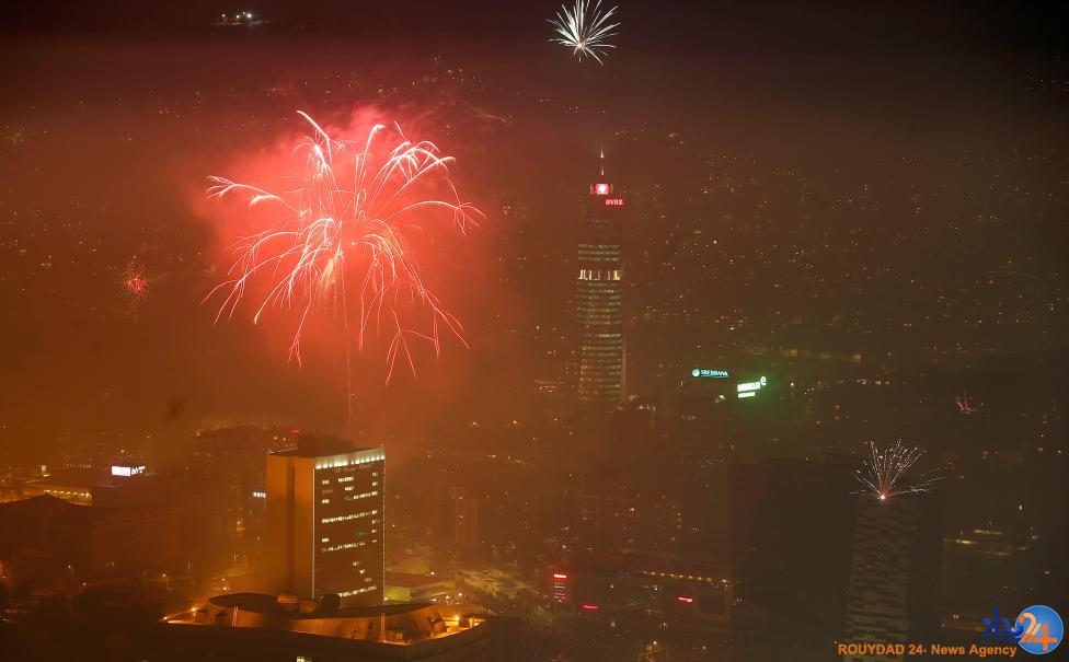 آغاز سال نوی میلادی در سراسر جهان (تصاویر)