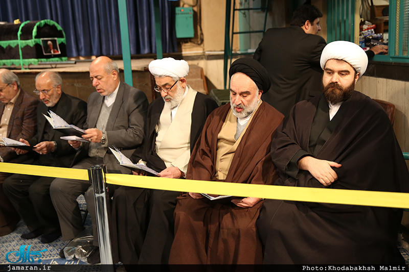 مراسم سوگواری آیت الله هاشمی در جماران