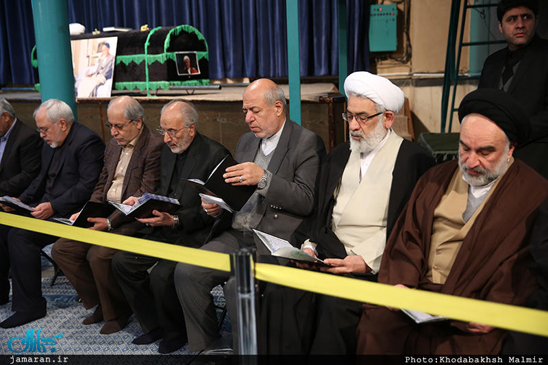 مراسم سوگواری آیت الله هاشمی در جماران