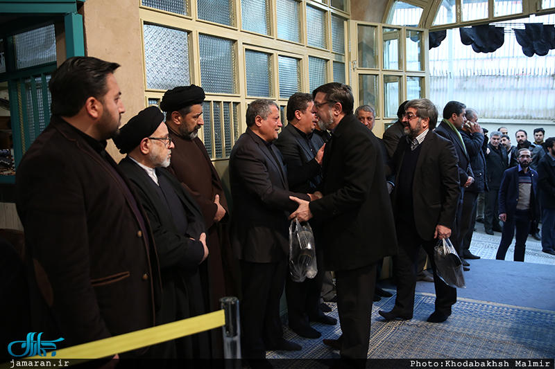 مراسم سوگواری آیت الله هاشمی در جماران