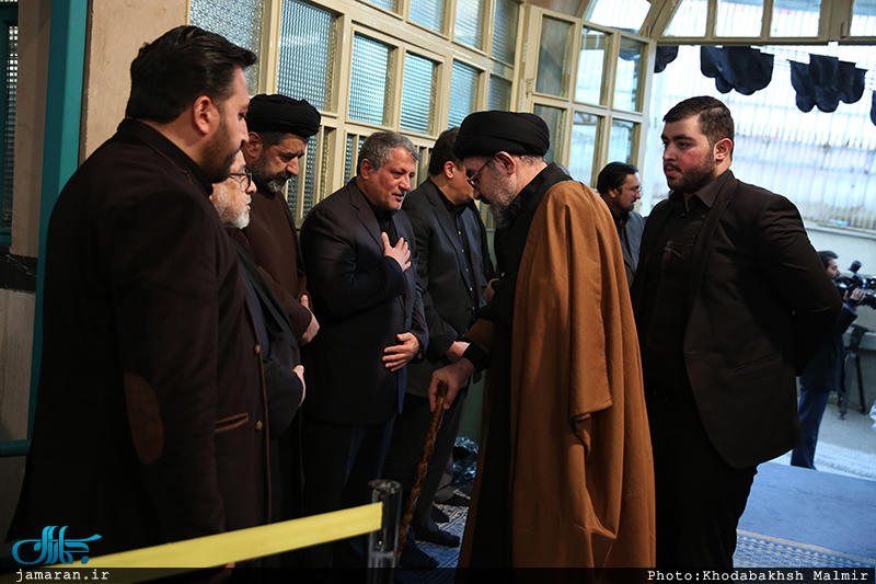 مراسم سوگواری آیت الله هاشمی در جماران