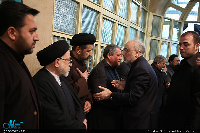 مراسم سوگواری آیت الله هاشمی در جماران