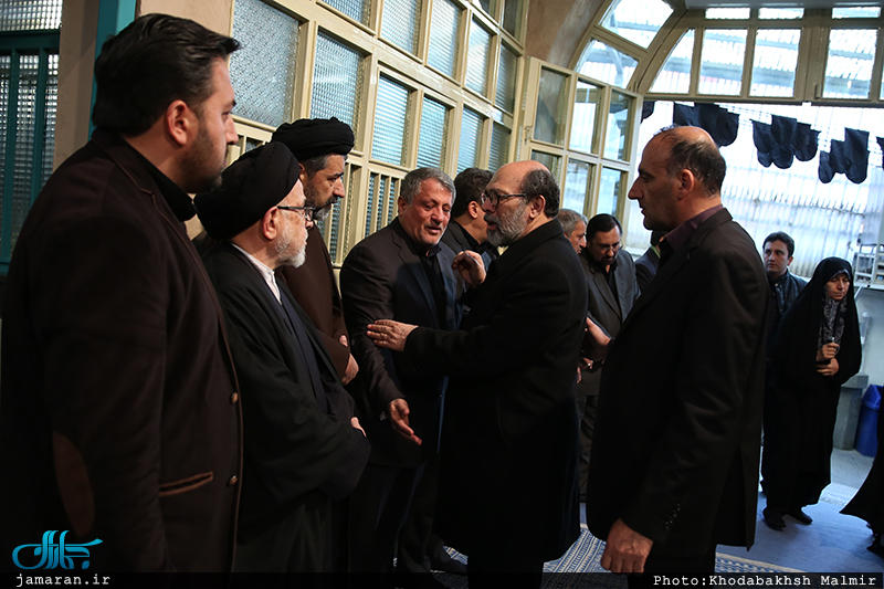 مراسم سوگواری آیت الله هاشمی در جماران