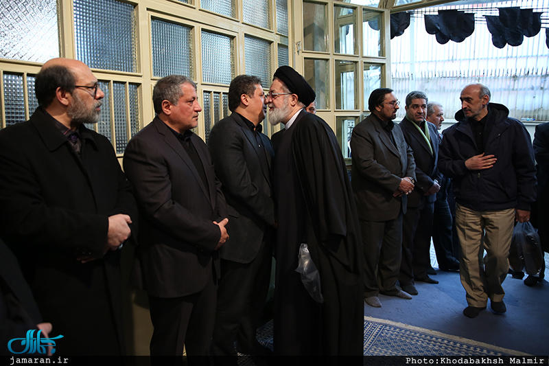 مراسم سوگواری آیت الله هاشمی در جماران