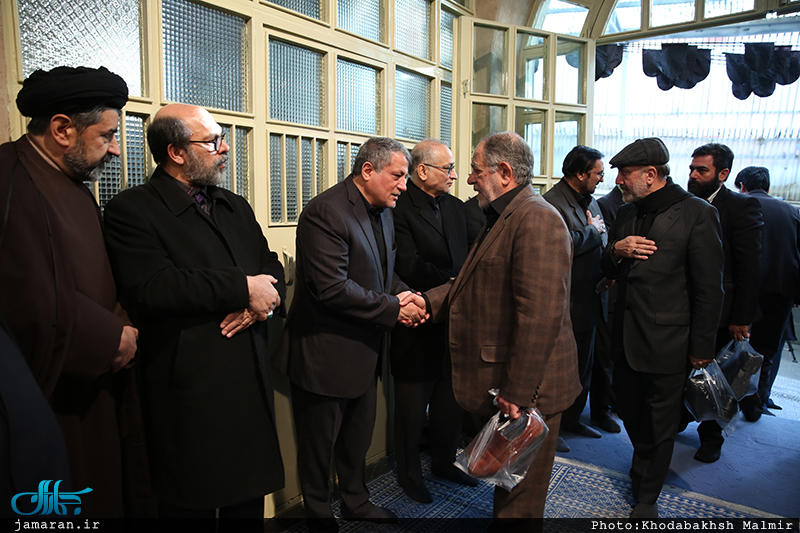 مراسم سوگواری آیت الله هاشمی در جماران