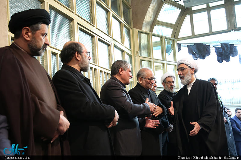 مراسم سوگواری آیت الله هاشمی در جماران