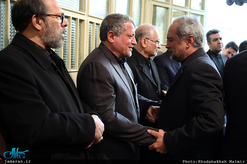 گریه‌های جهانگیری، واعظی، نهاوندیان و توکلی در مراسم سوگواری آیت‌الله هاشمی (تصاویر)